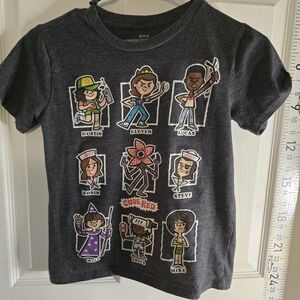 Netflix Charcoal Graphic Stranger Things Character Tee